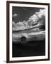 Greyhound Bus Driving Down Highway 30-Allan Grant-Framed Photographic Print