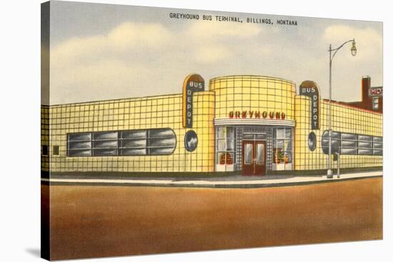 Greyhound Bus Station, Billings, Montana-null-Stretched Canvas