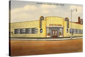 Greyhound Bus Station, Billings, Montana-null-Stretched Canvas