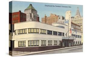 Greyhound Bus Station, Cincinnati, Ohio-null-Stretched Canvas