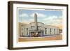 Greyhound Bus Station, Evansville, Indiana-null-Framed Art Print