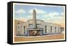 Greyhound Bus Station, Evansville, Indiana-null-Framed Stretched Canvas