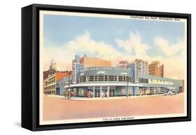 Greyhound Bus Station, Minneapolis, Minnesota-null-Framed Stretched Canvas