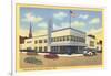 Greyhound Bus Terminal, Baltimore-null-Framed Art Print