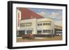 Greyhound Bus Terminal, Erie-null-Framed Art Print