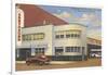 Greyhound Bus Terminal, Erie-null-Framed Art Print