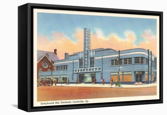 Greyhound Bus Terminal, Louisville-null-Framed Stretched Canvas