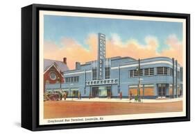 Greyhound Bus Terminal, Louisville-null-Framed Stretched Canvas