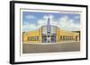 Greyhound Bus Terminal, Paducah-null-Framed Art Print