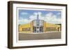 Greyhound Bus Terminal, Paducah-null-Framed Art Print