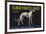 Greyhound Lemon Label - San Dimas, CA-Lantern Press-Framed Premium Giclee Print