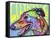 Greyhound Luv-Dean Russo-Framed Stretched Canvas