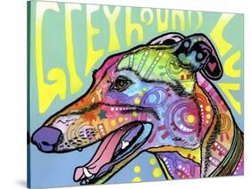 Greyhound Luv-Dean Russo-Stretched Canvas
