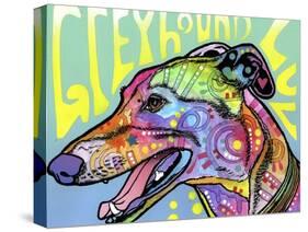 Greyhound Luv-Dean Russo-Stretched Canvas