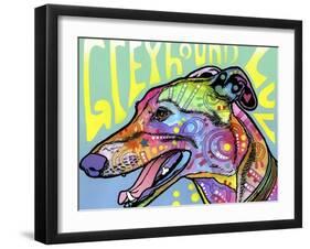 Greyhound Luv-Dean Russo-Framed Giclee Print