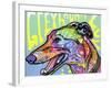 Greyhound Luv-Dean Russo-Framed Giclee Print