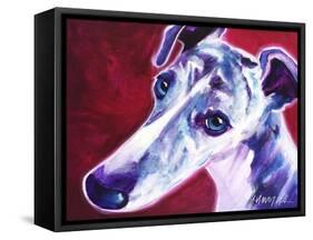 Greyhound - Myrtle-Dawgart-Framed Stretched Canvas