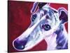 Greyhound - Myrtle-Dawgart-Stretched Canvas