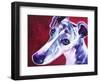 Greyhound - Myrtle-Dawgart-Framed Giclee Print