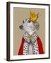 Greyhound Queen-Fab Funky-Framed Art Print