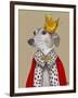 Greyhound Queen-Fab Funky-Framed Art Print