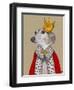 Greyhound Queen-Fab Funky-Framed Art Print