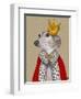 Greyhound Queen-Fab Funky-Framed Art Print