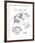 Greyhound Racing and Monkey Jockey, 1933-null-Framed Giclee Print