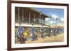 Greyhound Racing, Florida-null-Framed Art Print