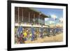 Greyhound Racing, Florida-null-Framed Art Print