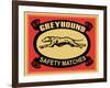 Greyhound Safety Matches-Mark Rogan-Framed Art Print