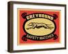 Greyhound Safety Matches-Mark Rogan-Framed Art Print