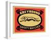 Greyhound Safety Matches-Mark Rogan-Framed Art Print