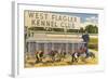 Greyhound Track, Flagler, Florida-null-Framed Art Print
