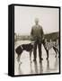 Greyhounds at Wembley-null-Framed Stretched Canvas