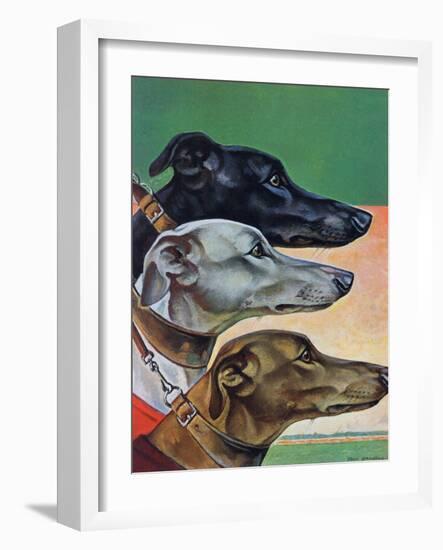 "Greyhounds," March 29, 1941-Paul Bransom-Framed Premium Giclee Print