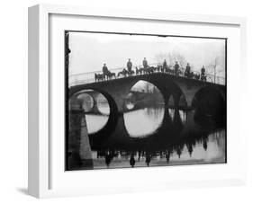 Greyhounds on a Bridge-null-Framed Photographic Print