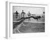 Greyhounds Racing-null-Framed Photographic Print