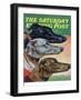 "Greyhounds," Saturday Evening Post Cover, March 29, 1941-Paul Bransom-Framed Premium Giclee Print