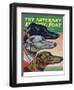 "Greyhounds," Saturday Evening Post Cover, March 29, 1941-Paul Bransom-Framed Premium Giclee Print