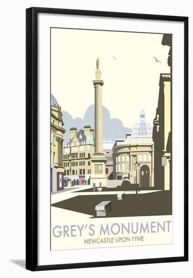 Greys Monument, Newcastle - Dave Thompson Contemporary Travel Print-Dave Thompson-Framed Giclee Print