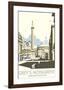 Greys Monument, Newcastle - Dave Thompson Contemporary Travel Print-Dave Thompson-Framed Giclee Print