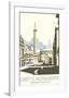 Greys Monument, Newcastle - Dave Thompson Contemporary Travel Print-Dave Thompson-Framed Giclee Print