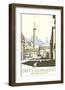 Greys Monument, Newcastle - Dave Thompson Contemporary Travel Print-Dave Thompson-Framed Giclee Print