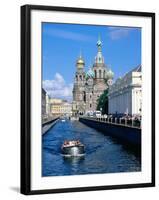 Griboedova Canal and Church of the Spilled Blood, St. Petersburg, Russia-Jonathan Smith-Framed Photographic Print