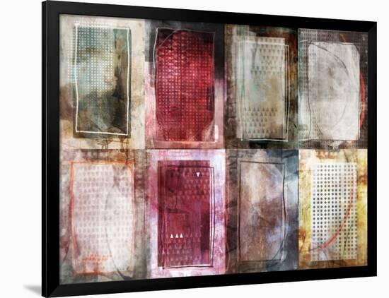 Grid Block-Ken Roko-Framed Art Print