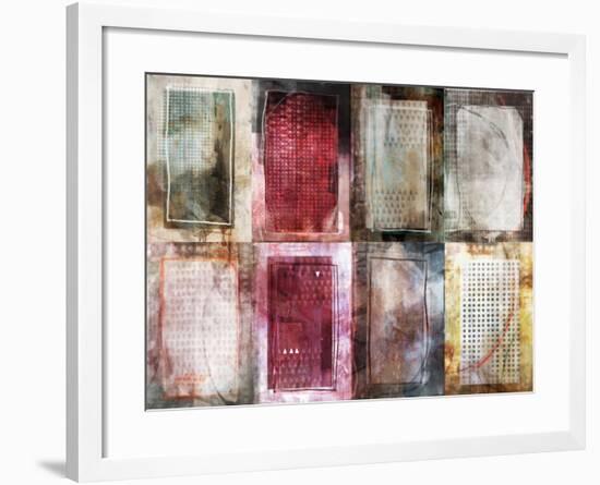 Grid Block-Ken Roko-Framed Art Print