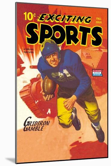 Gridiron Gamble-null-Mounted Art Print