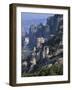 Griechenland, Thessalien, Meteora-Klv?Ster, Kloster Roussanou, Aghios Nikolaos , Glaube, Religion-Thonig-Framed Photographic Print