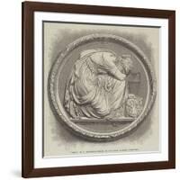 Grief, by R Siemering, Berlin, in the Royal Academy Exhibition-null-Framed Giclee Print